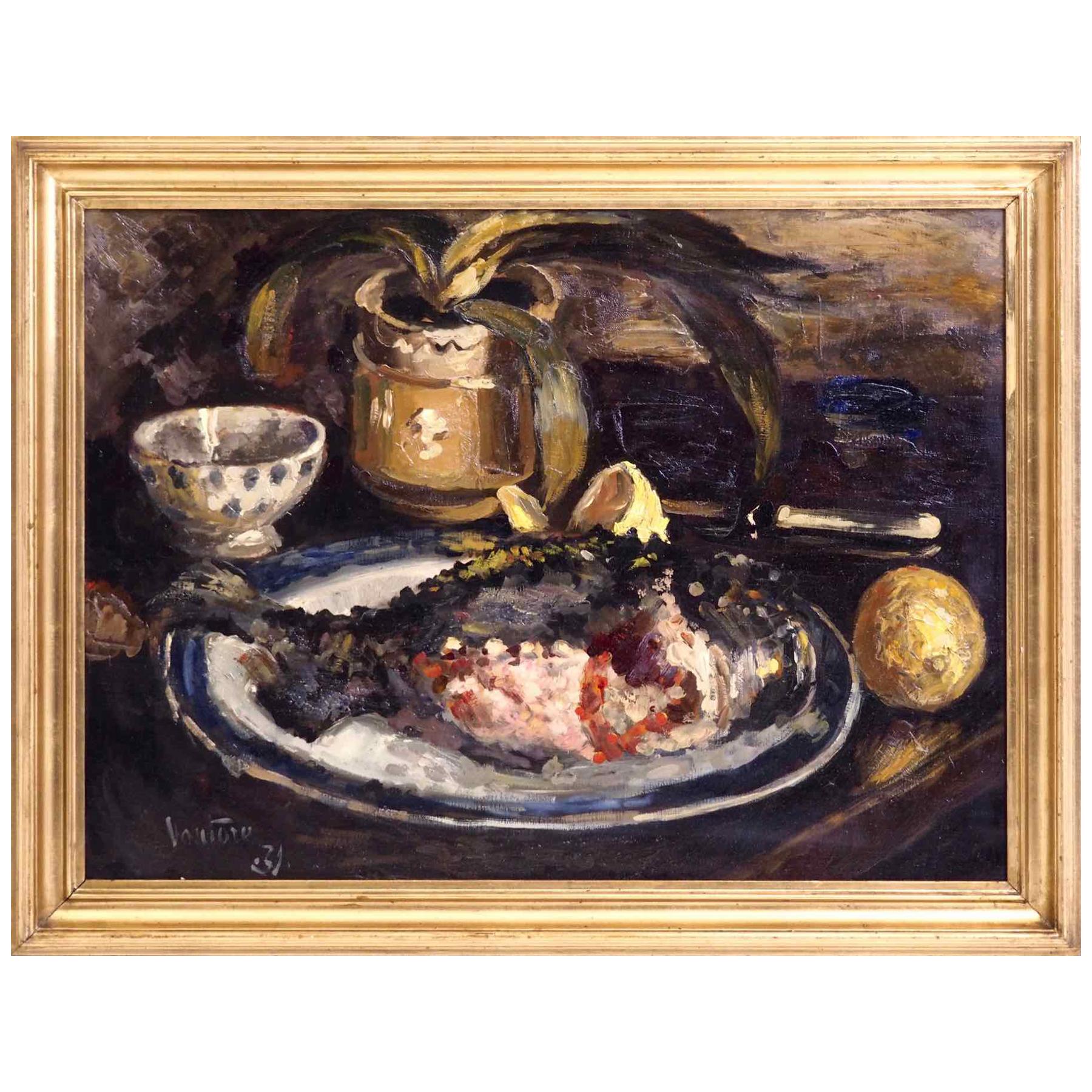 Fine Nature Morte Painting, Signed and Dated '31, Oil on Canvas