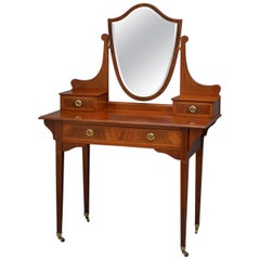 Antique Edwardian Mahogany Dressing Table