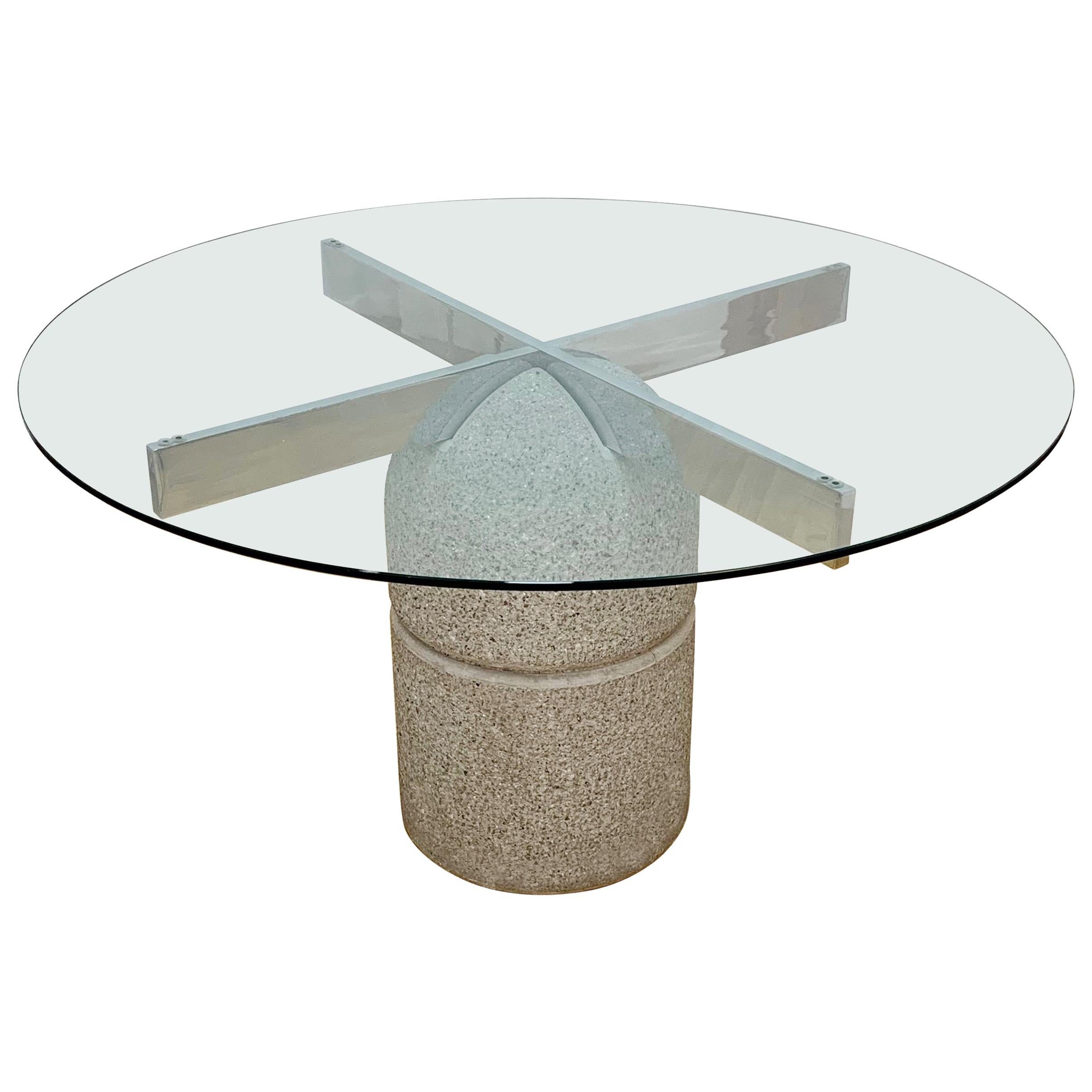 Concrete Dining Room Tables 32 For Sale at 1stdibs