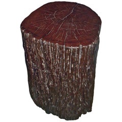 Tree Trunk Side Table