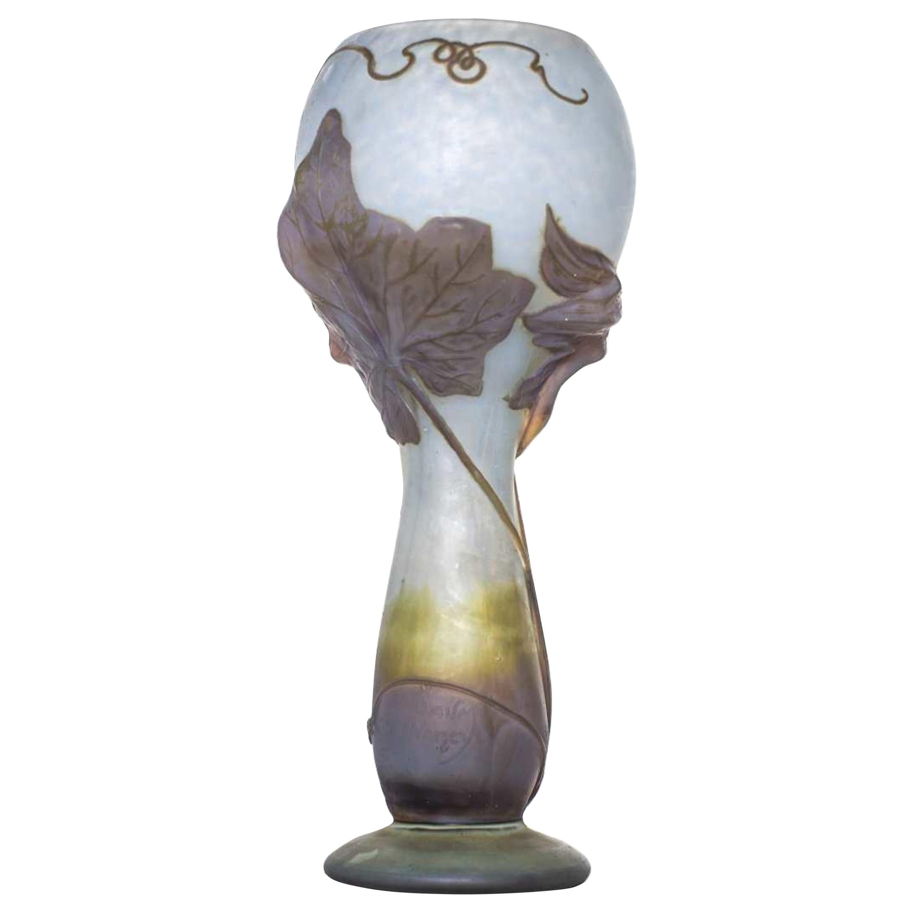 Daum Autumn Vase For Sale