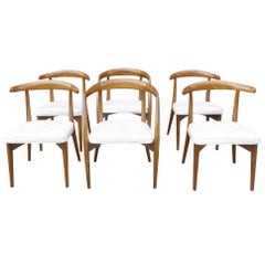 Used Midcentury Set of Lawrence Peabody Dining Chairs