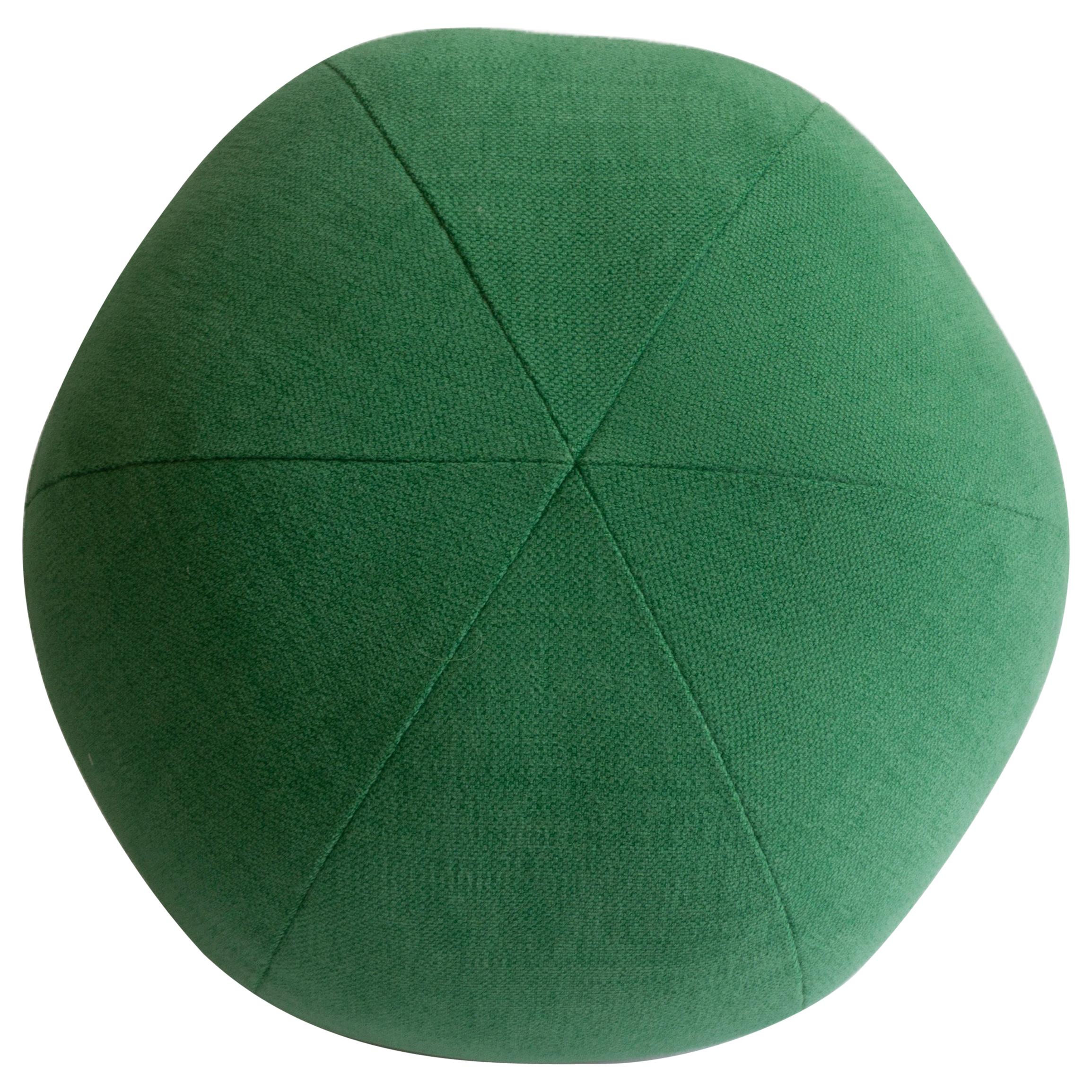 Green Round Ball Throw Pillow