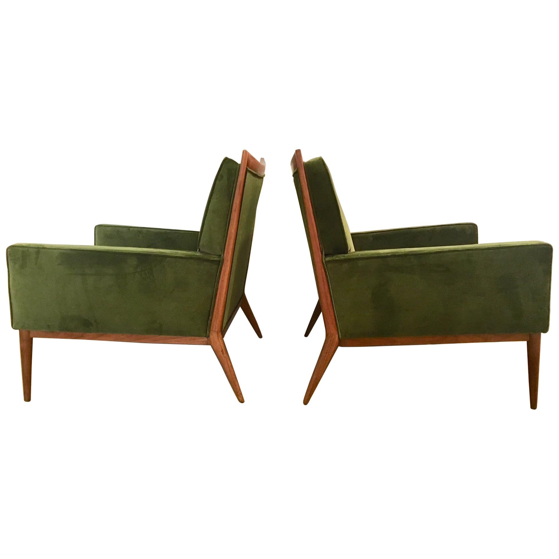 Pair of Paul McCobb Lounge Chairs for Directional, 1950s