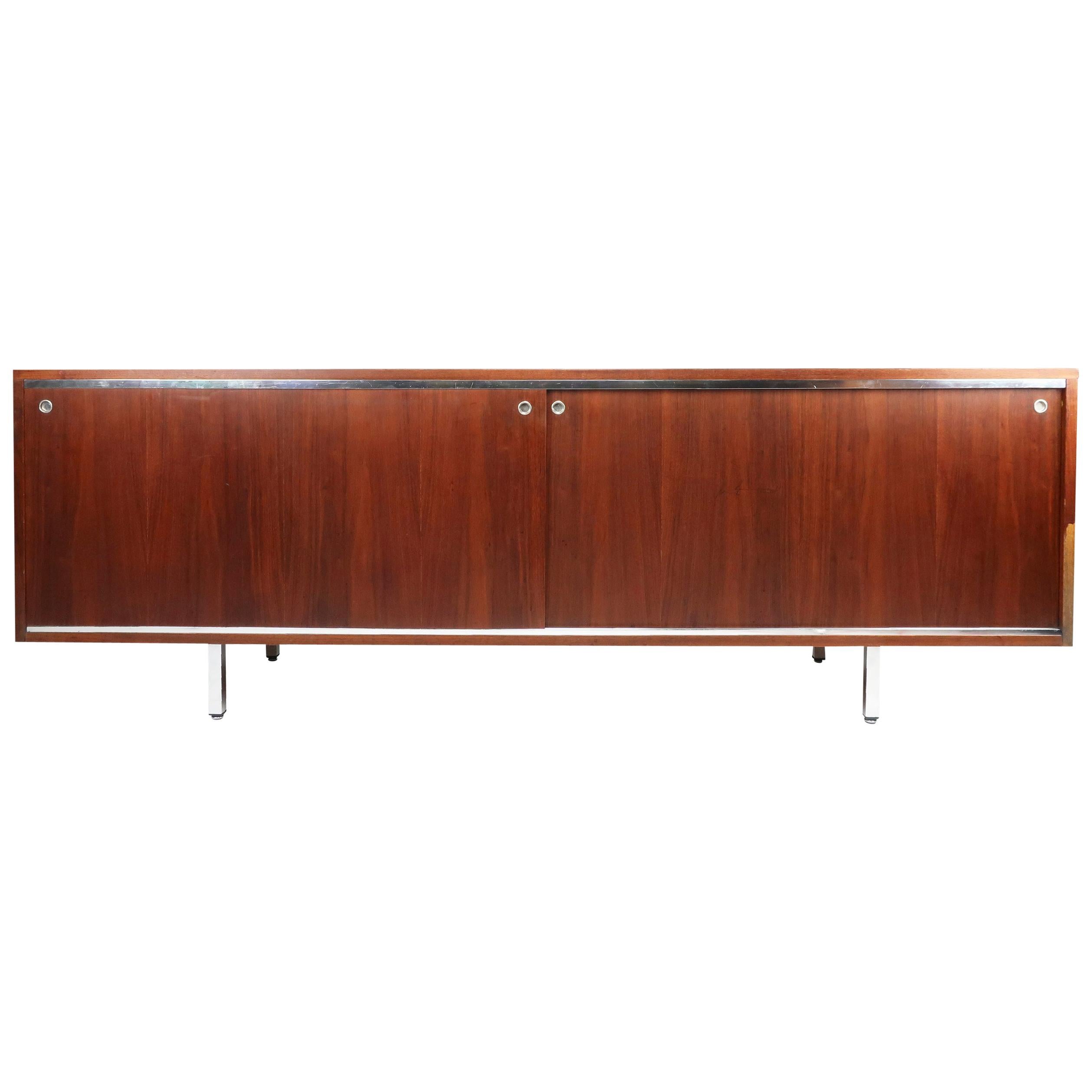 George Nelson for Herman Miller Walnut Executive Office Group Credenza