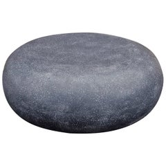 Cast Resin 'Pebble' Cocktail Table, Coal Stone Finish by Zachary A. Design