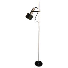 Modern Black and Chrome Floor Lamp by Lightoleir