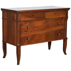 Italian, Veneto, Walnut 4-Drawer Commode, First Quarter of the 19th Century