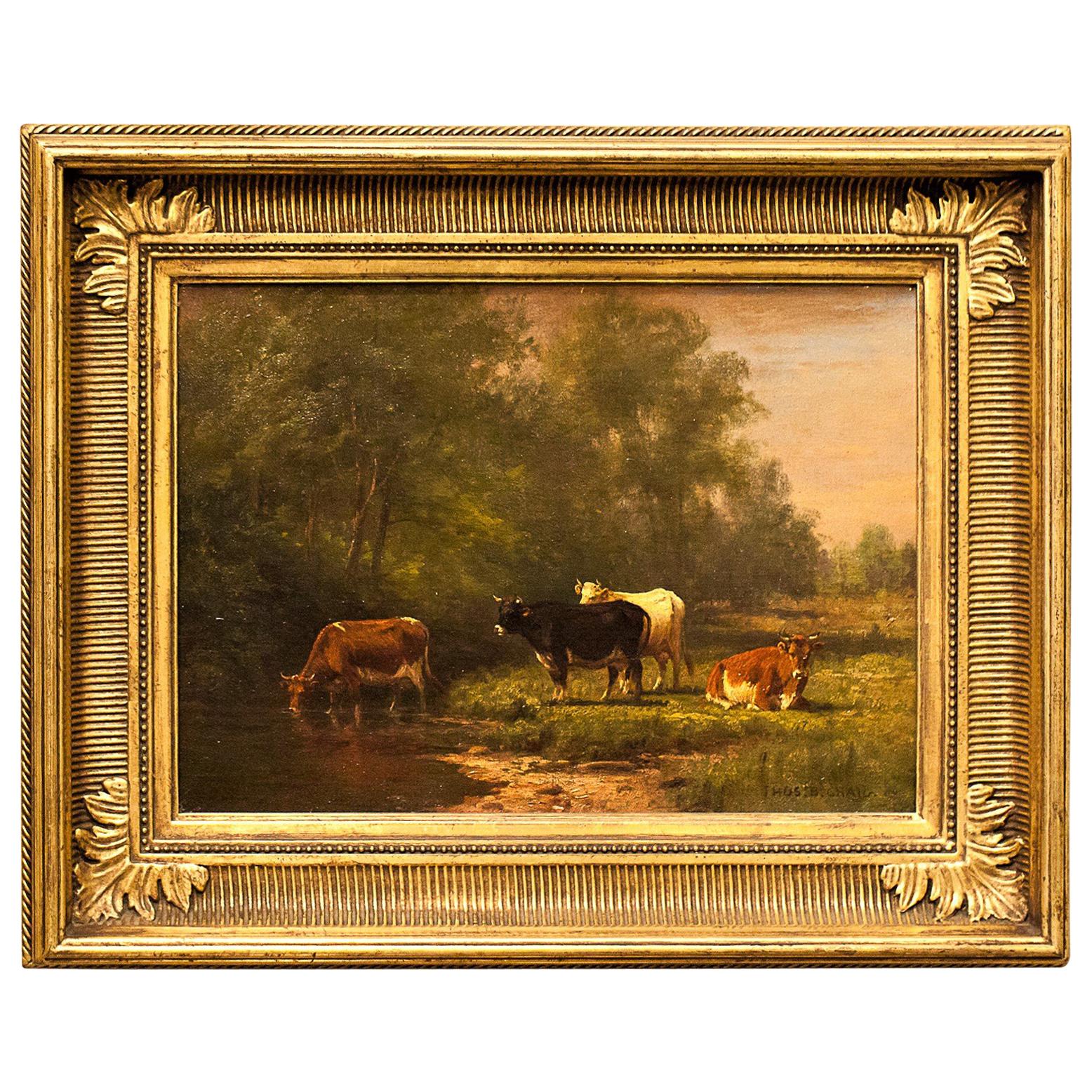 Pastoral Landscape "A Summer Afternoon" by Thomas Bigelow Craig