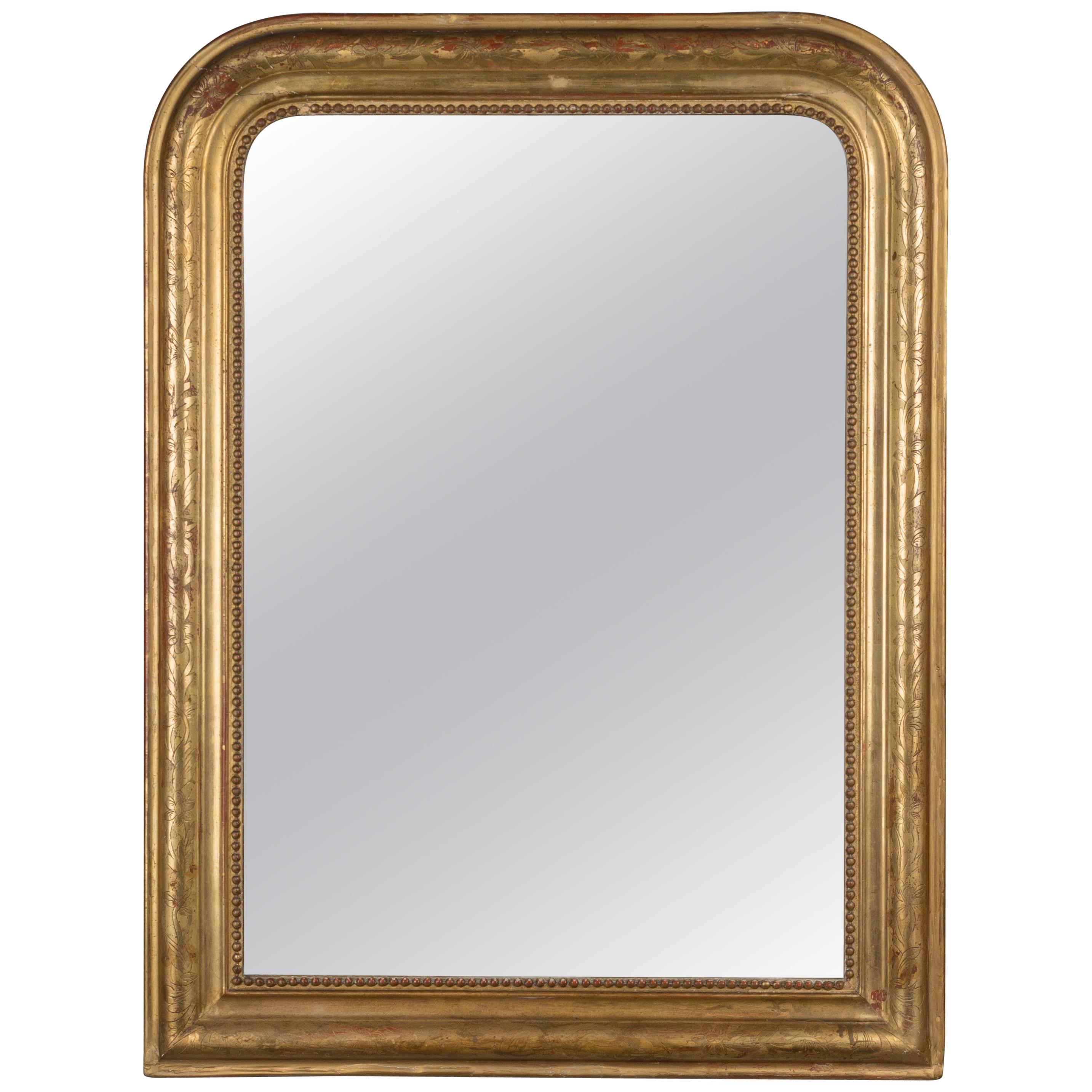 Louis Philippe Style Gilded Mirror
