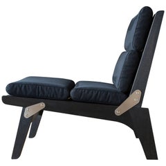 O.F.S. Lounge Chair in Ebonized Walnut - handcrafted by Richard Wrightman Design