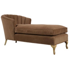 Hollywood Regency Style Chaise Lounge