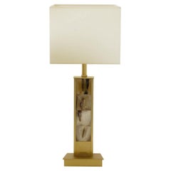 Square Horn Table Lamp by Zanchi 1952