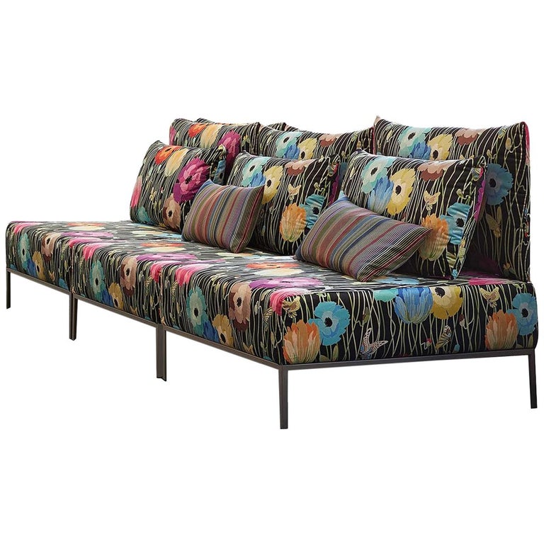 Adar Multi Color 3 Seat Modular Sofa By Missonihome