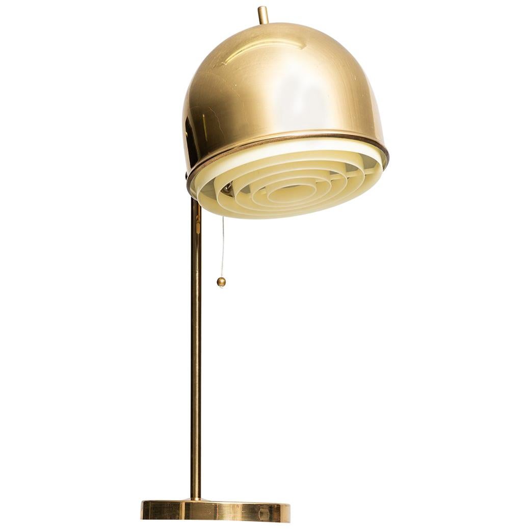 Table Lamp Model B-075 in Brass Produced by Bergbom in Sweden For Sale