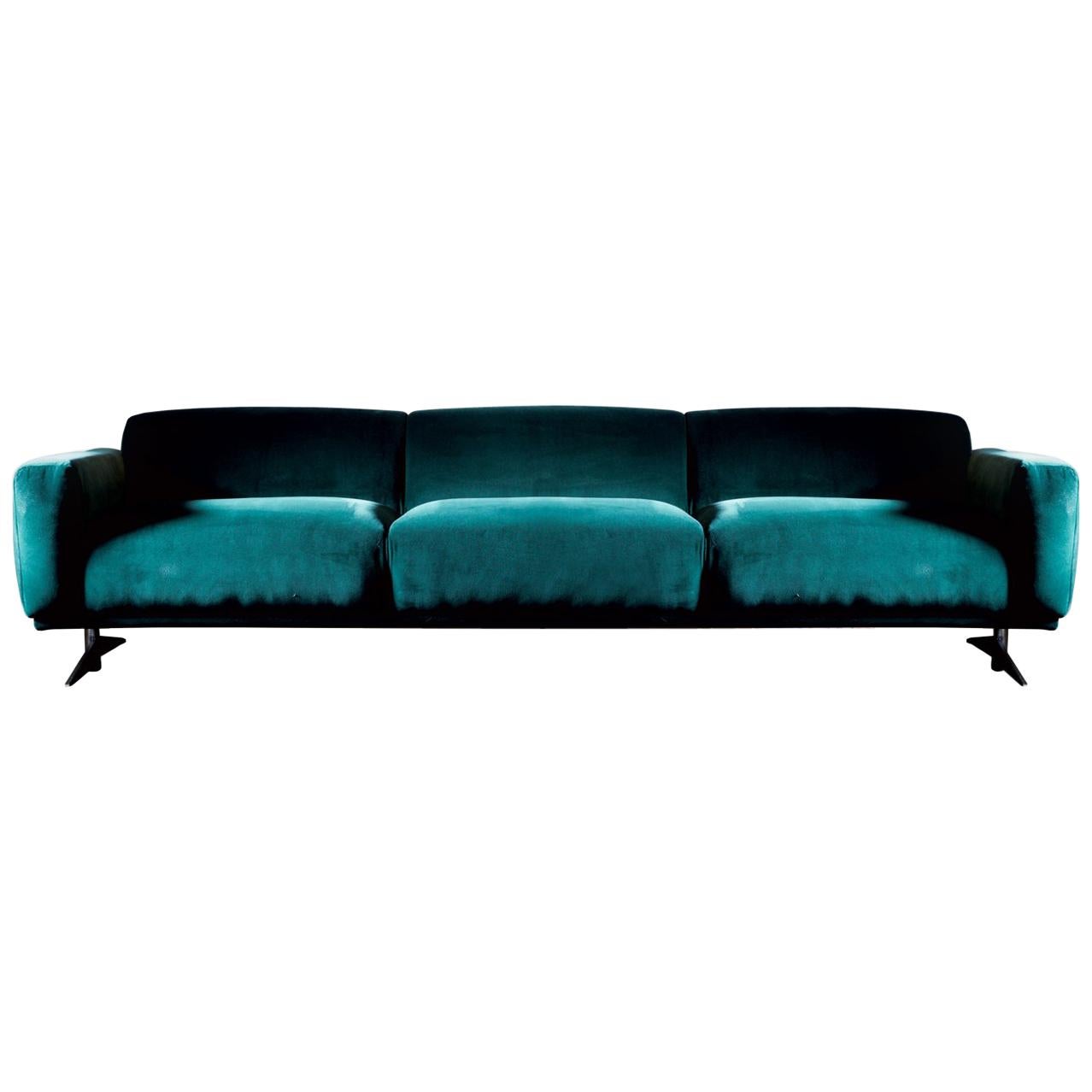 Renee Blue Sofa by Dom Edizioni
