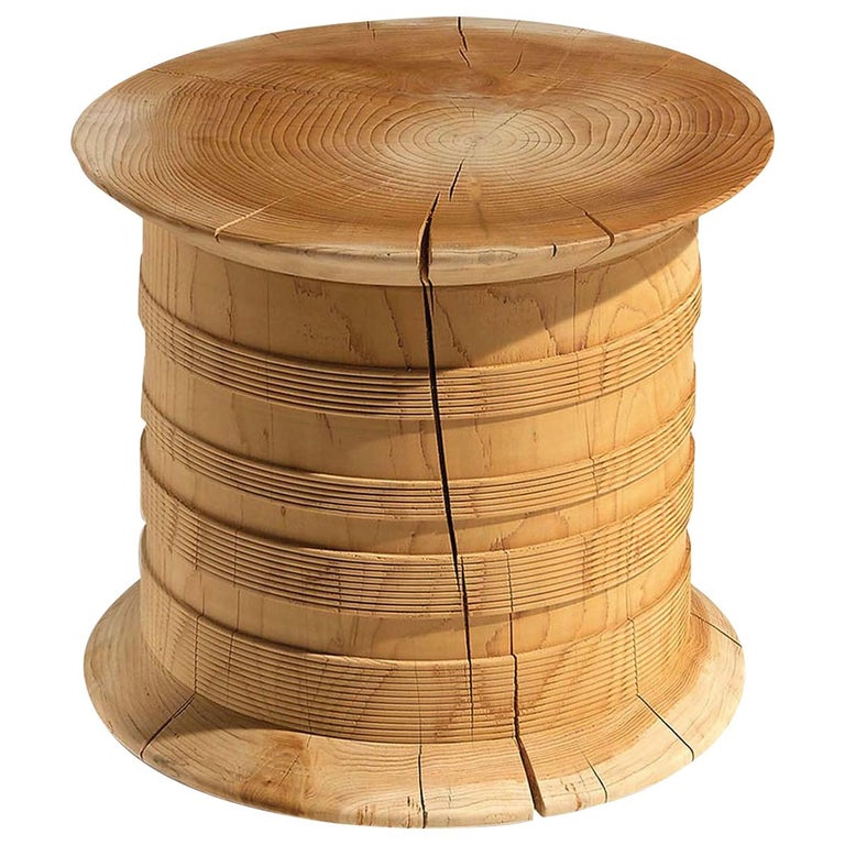 Spool Cedar Side Table By Missonihome