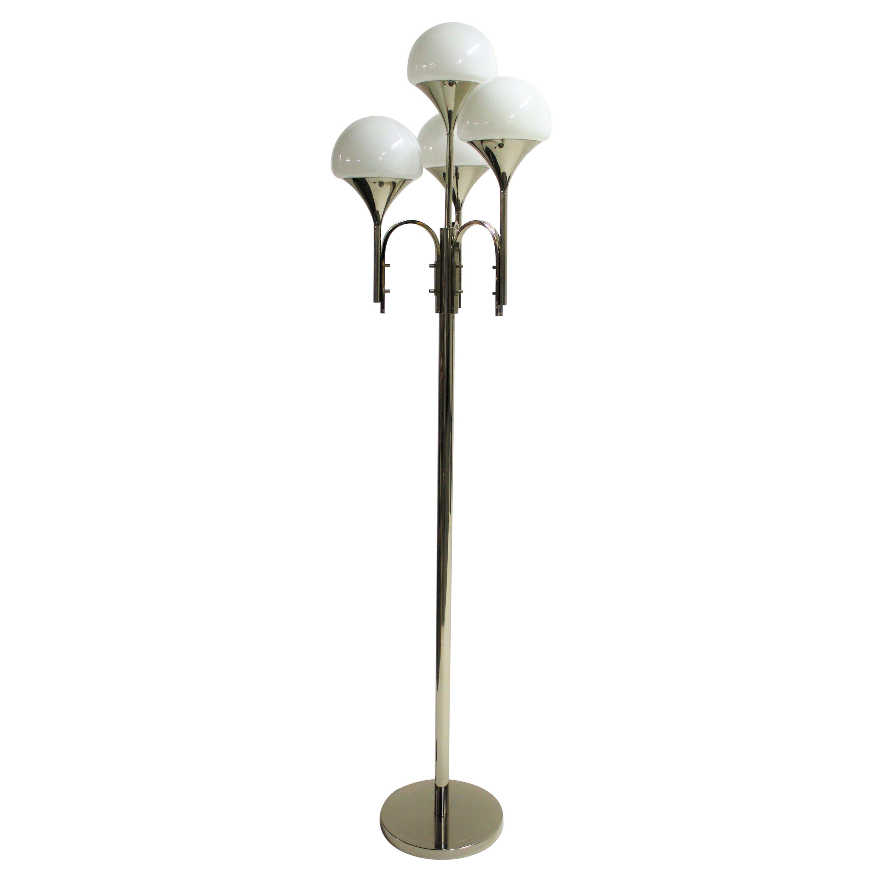 Vintage Trumpet Floor Lamp by Reggiani, 1970s