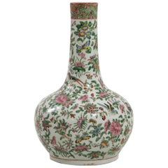 Family Rose Chinese Porcelain Vase, 19th Century