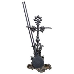 Antique Fireplace Tools on a Holder, circa 1880