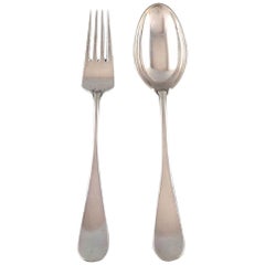 A. Michelsen Child Set in Sterling Silver Consisting of Fork and Spoon, 1950s