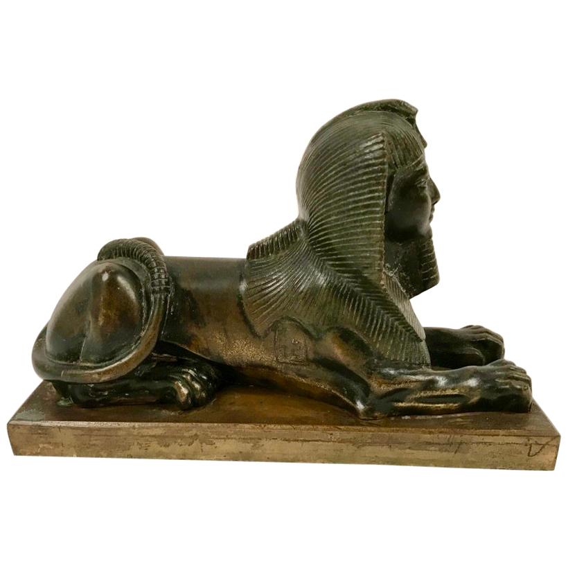 Bronze Model of a Sphinx, French, 19th Century