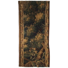 Antique Aubusson Verdure Tapestry Fragment