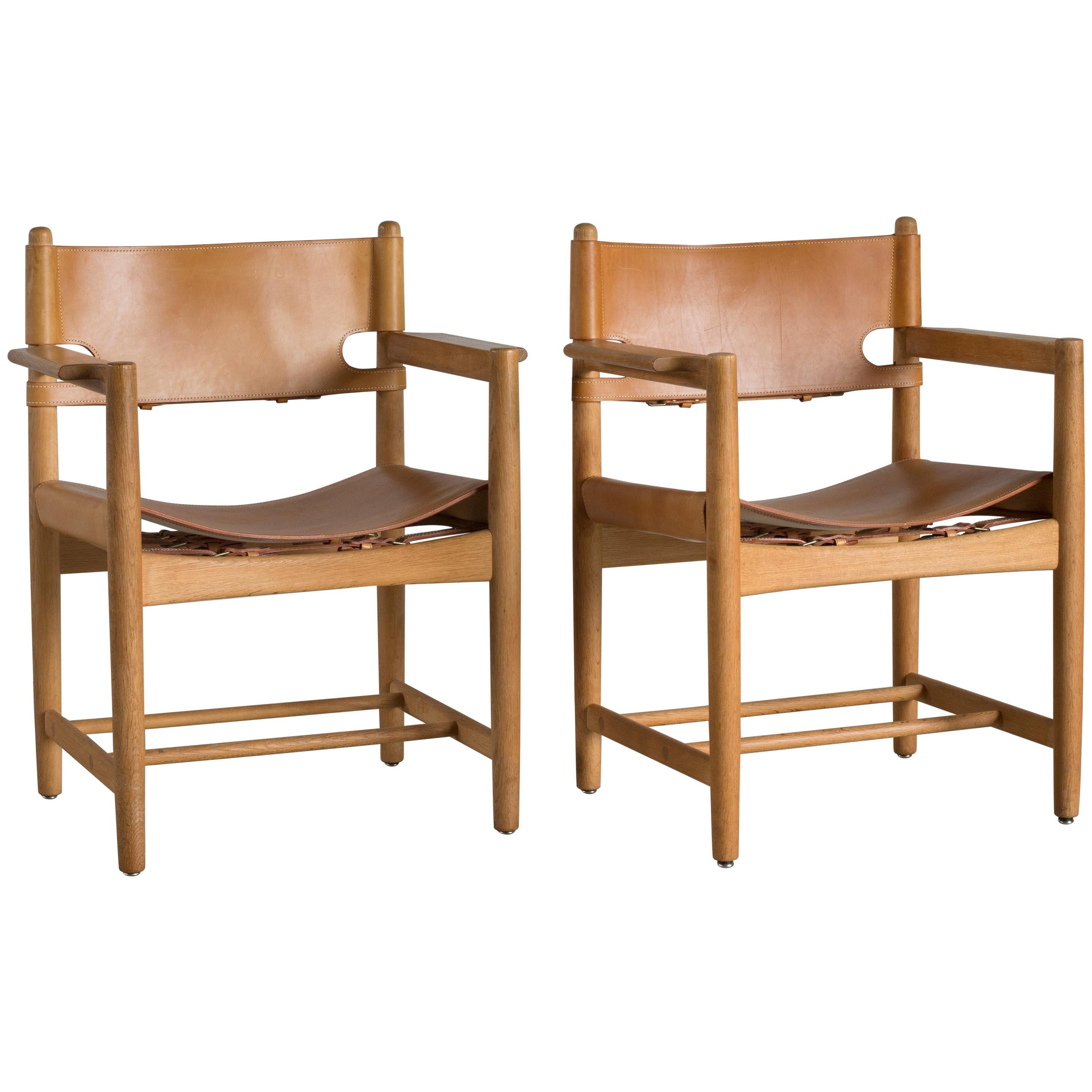 Børge Mogensen Pair of Armchairs for Fredericia Furniture