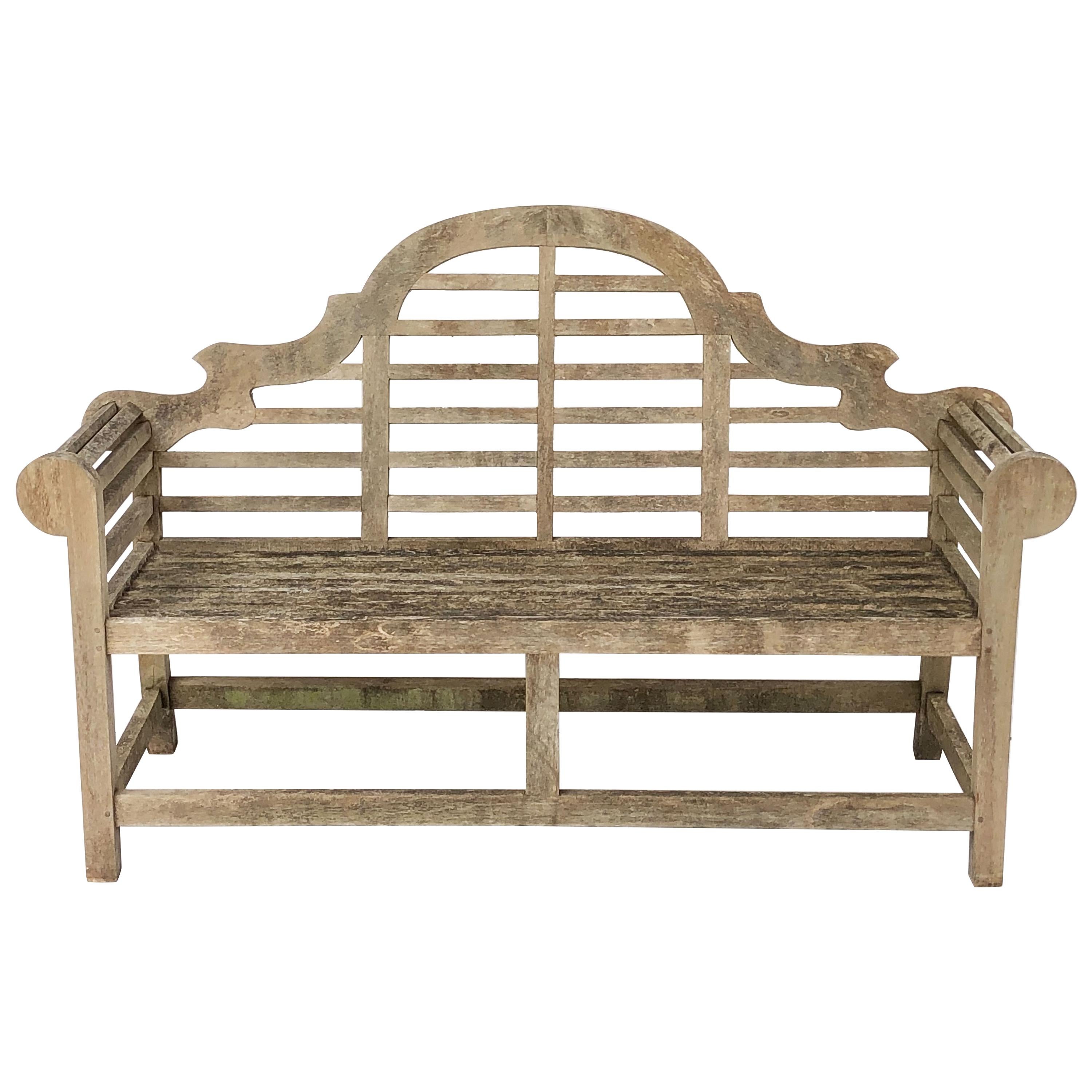 Lutyens Style Teak Garden Bench Seat from England