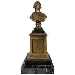 Louis XVI 19th Century Bronze Bust