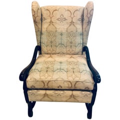 A. Schneller Sons Colonial Wingback Armchair