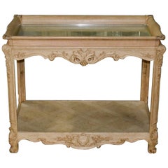 French Bleached Oak Occasional Table