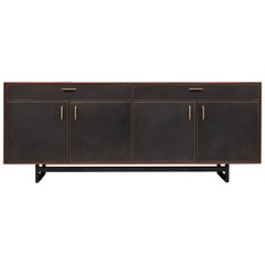 Gotham Credenza, Customizable Wood, Metal and Resin