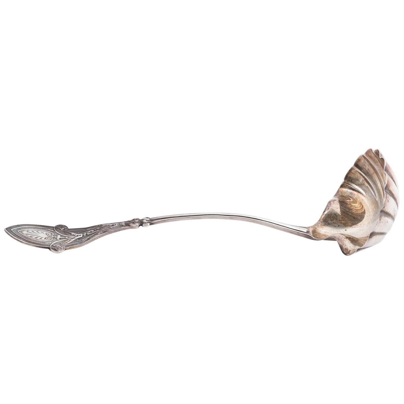 Sterling Silver Tiffany & Co. Soup Ladle, circa 1870s