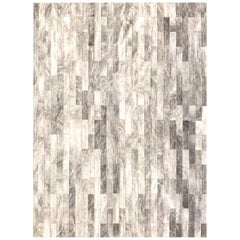 Light Brindle Patchwork Cowhide Rug