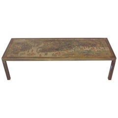Phillip & Kelvin LaVerne Etched Bronze Coffee Table
