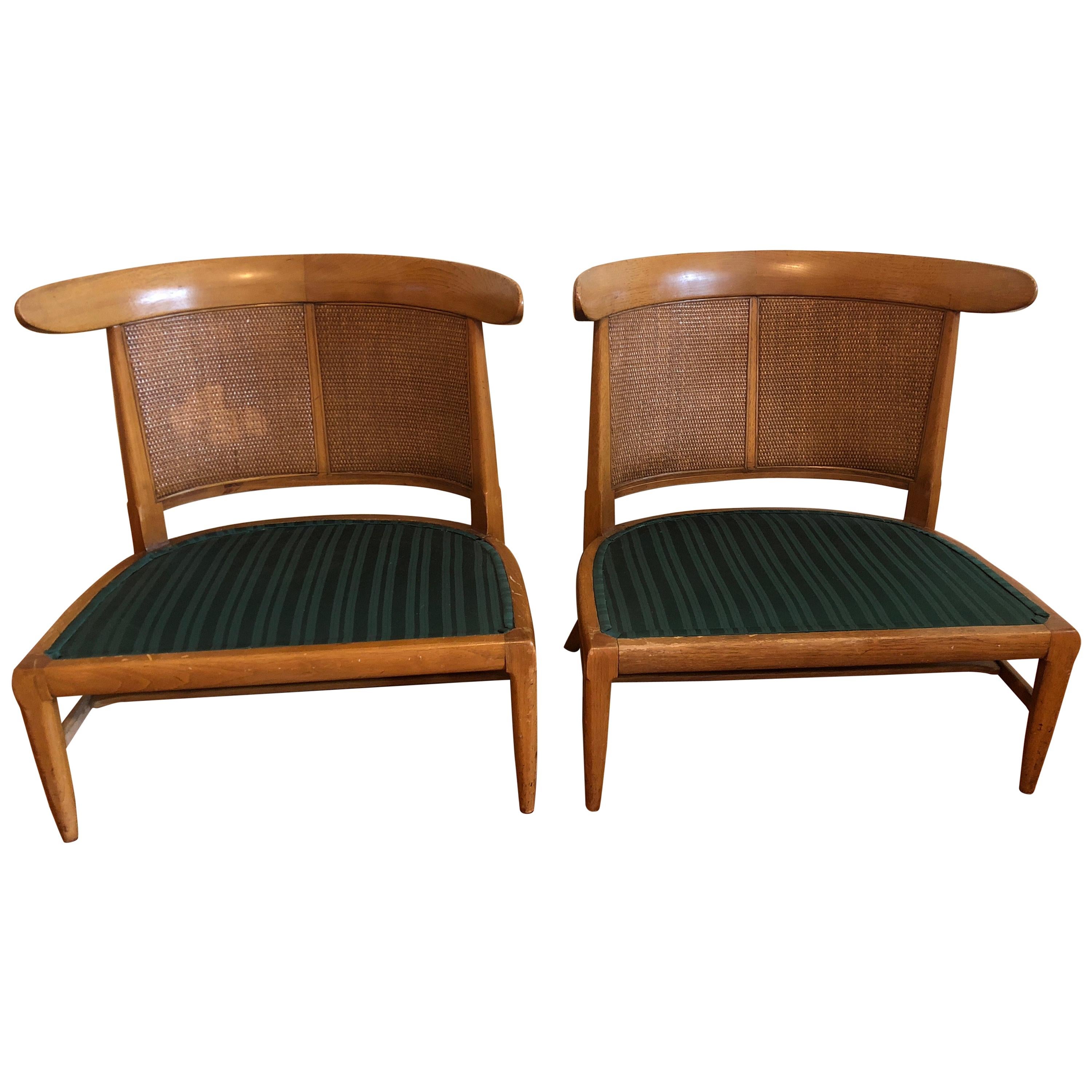 Cane Walnut Chairs by John Lubberts & Lambert Mulder for Tomlinson 