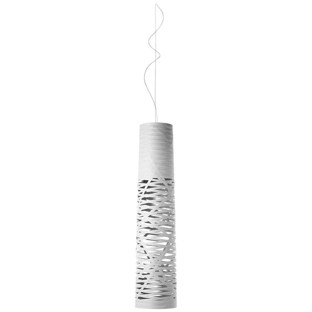 Foscarini Tress Suspension Lamp in White by Marc Sadler