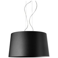 Foscarini Twice as Twiggy LED Suspension Lamp in Black by Marc Sadler