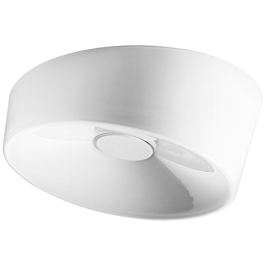 Foscarini Lumiere Extra Large Led Wall Lamp in White by Rodolfo Dordoni For Sale