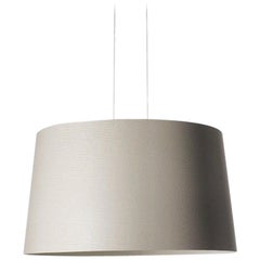 Lampe à suspension LED Foscarini Twice as Twiggy en gris par Marc Sadler