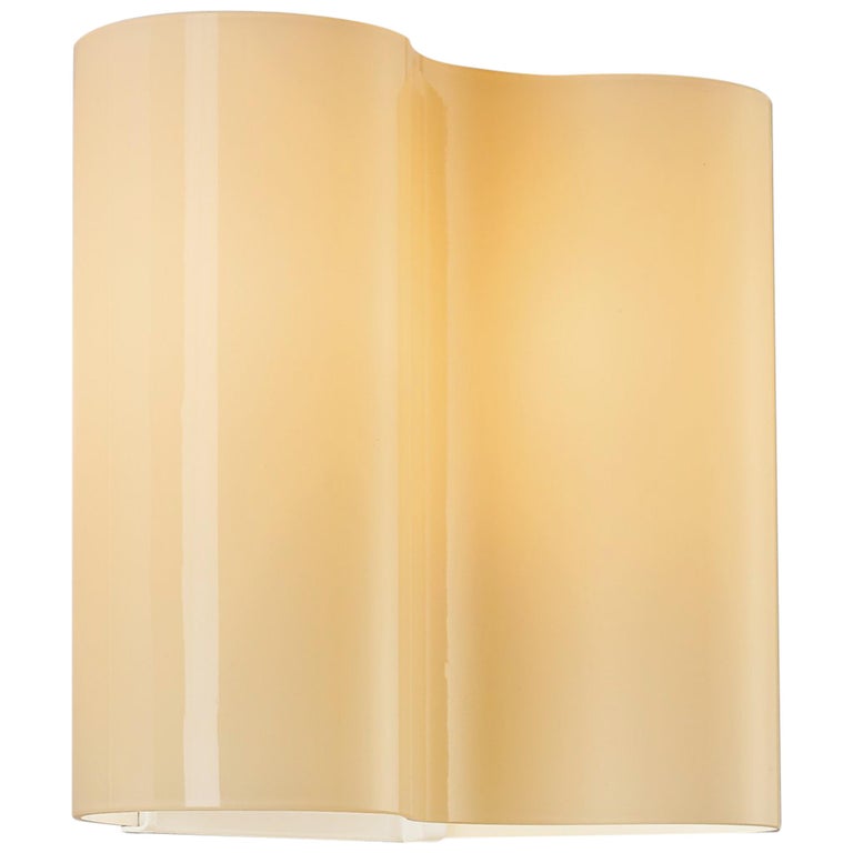 Foscarini Double Wall Lamp in Ivory by Valerio Bottin For Sale