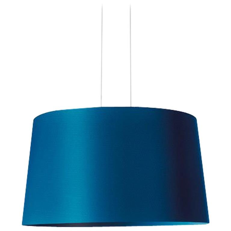 Foscarini Twice as Twiggy LED Suspension Lamp in Indigo by Marc Sadler