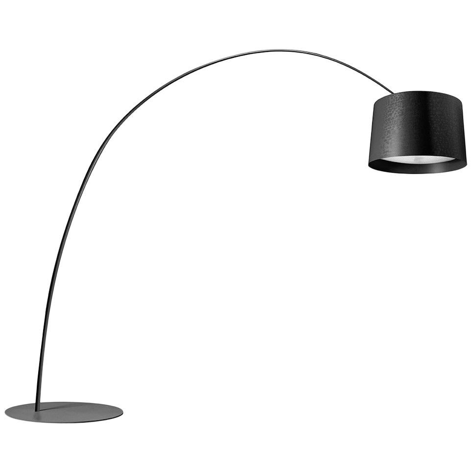 Foscarini Twice as Twiggy LED Floor Lamp in Black by Marc Sadler For Sale