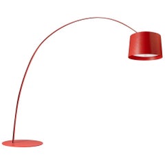Foscarini Twice as Twiggy LED Floor Lamp in Crimson by Marc Sadler