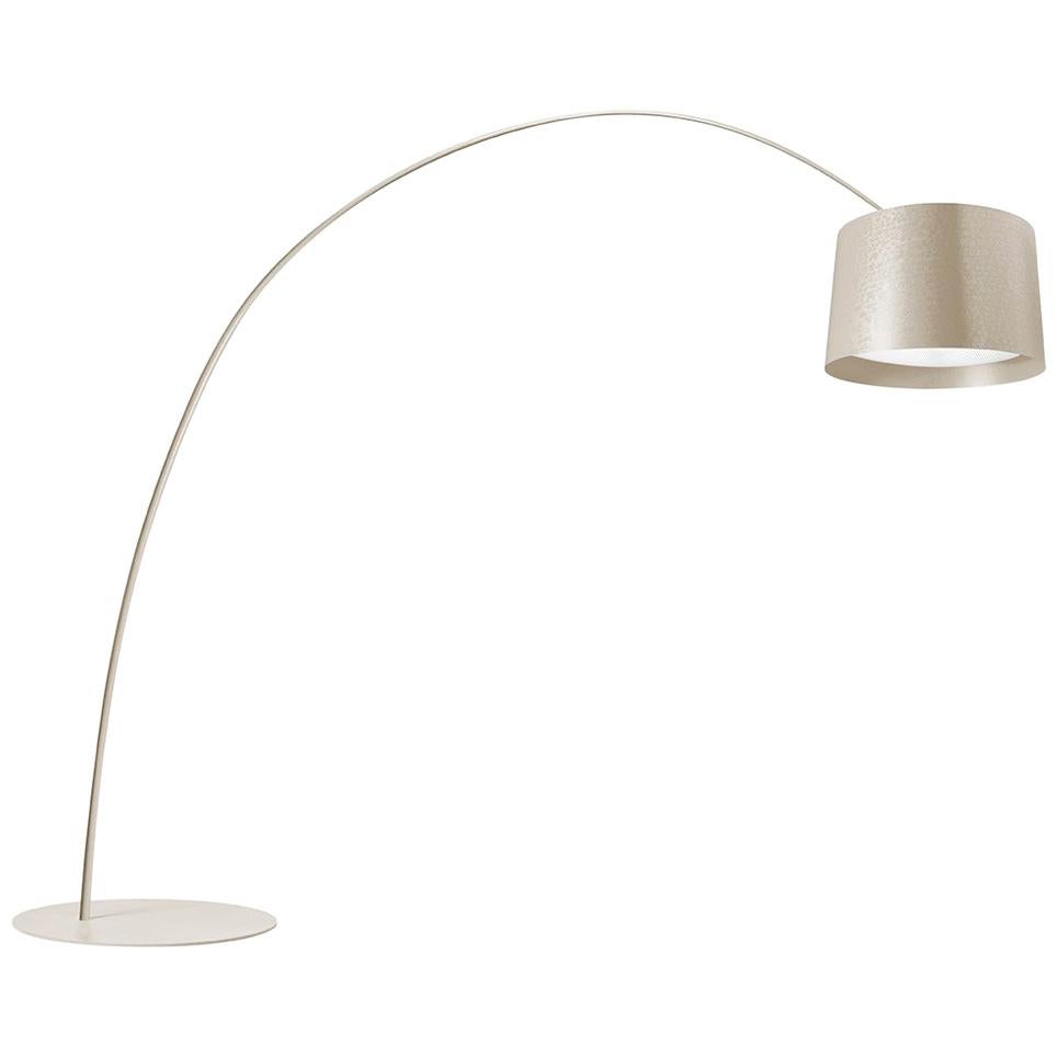 Foscarini Twice as Twiggy LED-Stehlampe in Grau von Marc Sadler, zweifach im Angebot