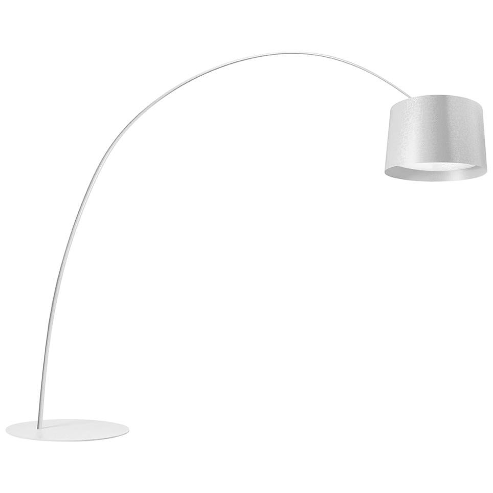 Foscarini Twice as Twiggy LED Floor Lamp in White by Marc Sadler For Sale