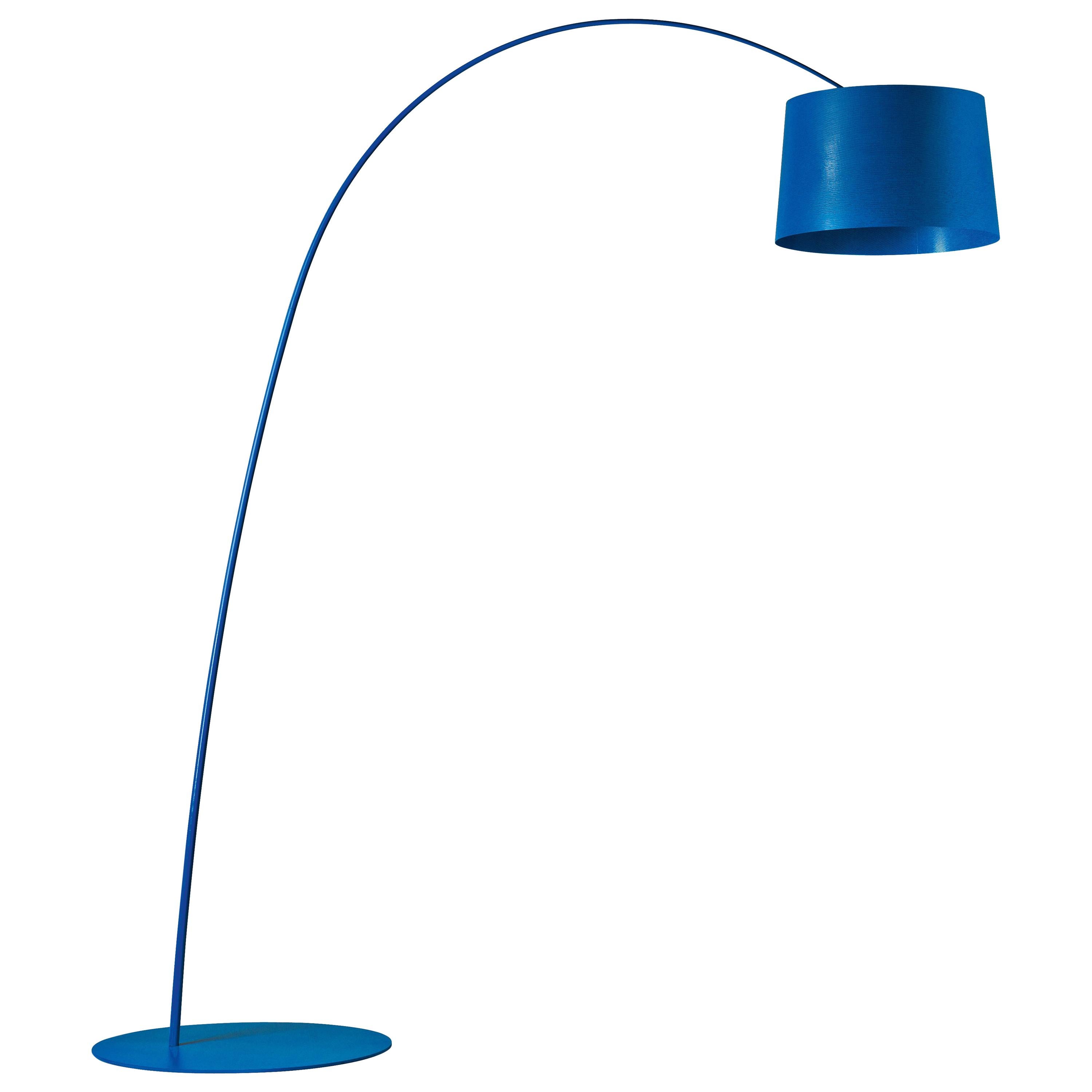 Foscarini Twiggy Stehlampe in Indigo von Marc Sadler im Angebot