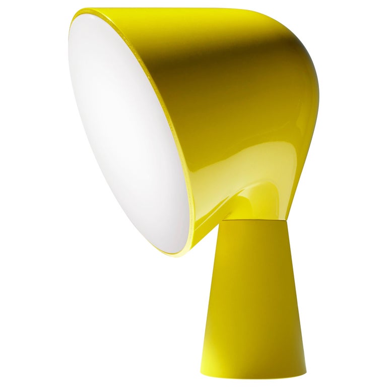 Foscarini Binic Tischlampe in Gelb von Lonna Vautrin 1