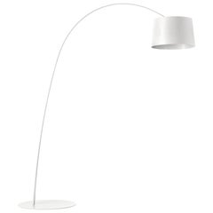 Lampadaire LED Foscarini Twiggy en blanc par Marc Sadler